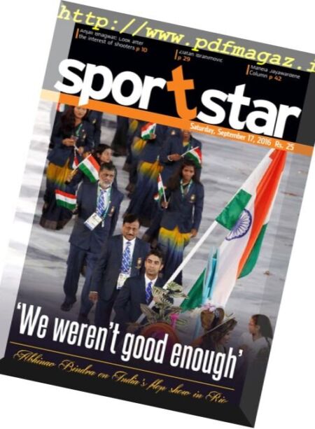 Sportstar – 17 September 2016 Cover