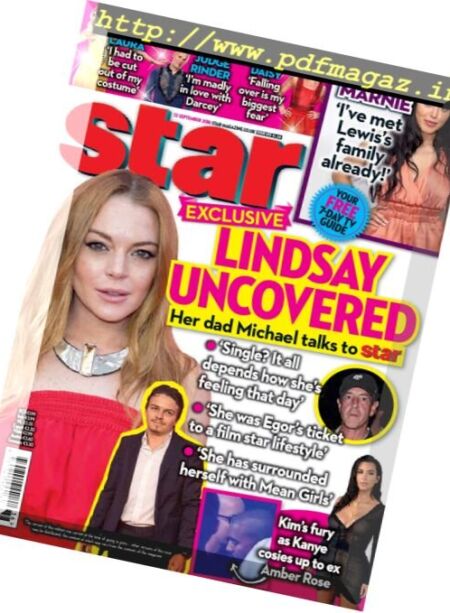 Star Magazine UK – 12 September 2016 Cover