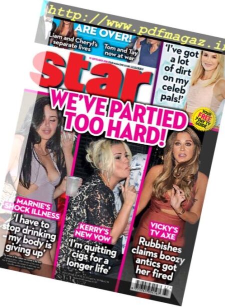 Star Magazine UK – 19 September 2016 Cover