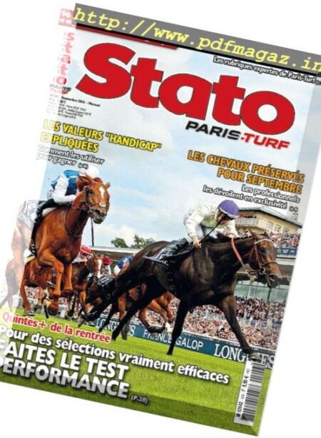 Stato Paris-Turf – Septembre 2016 Cover