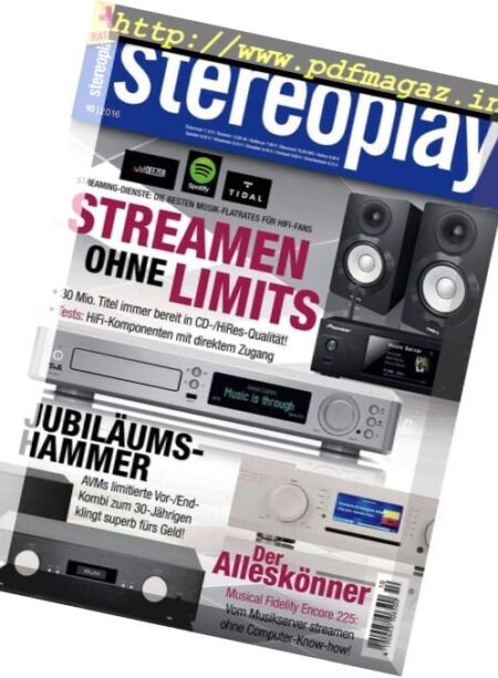 Stereoplay – Oktober 2016 Cover