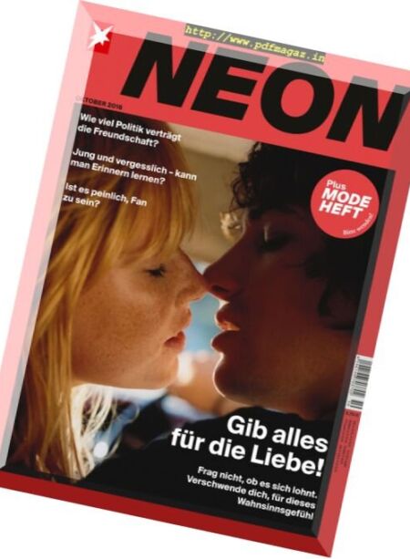 Stern Neon – Oktober 2016 Cover