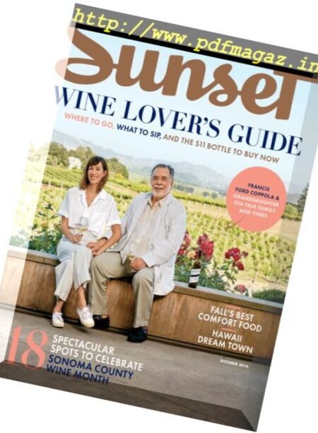 Sunset – October 2016 Cover