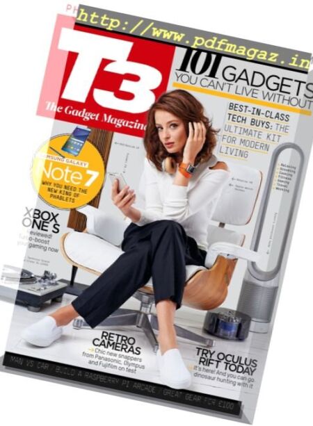T3 UK – October 2016 Cover