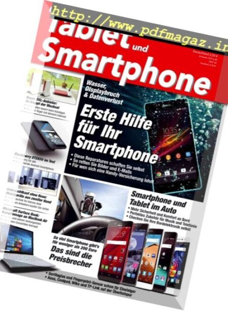Tablet PC – Tablet und Smartphone N 03 – 04 – September – Oktober – November 2016 Cover