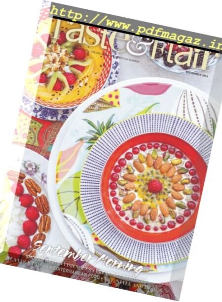 Taste & Flair – September 2016 Cover