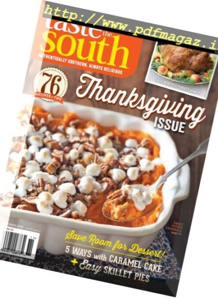 Taste of the South – November 2016 Cover