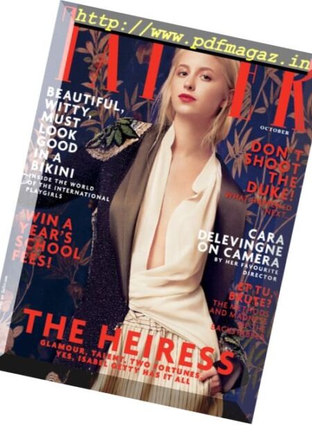 Tatler UK – October 2016 Cover