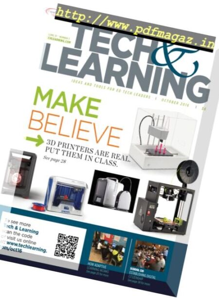 Tech & Learning – October 2016 Cover