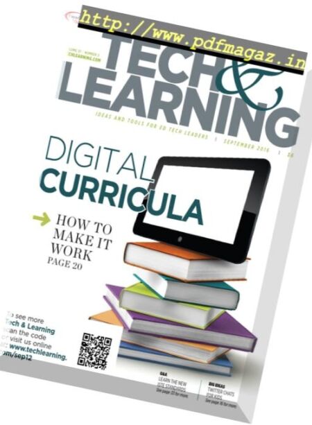 Tech & Learning – September 2016 Cover