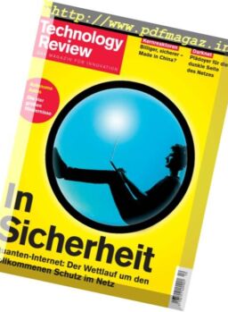 Technology Review – Oktober 2016
