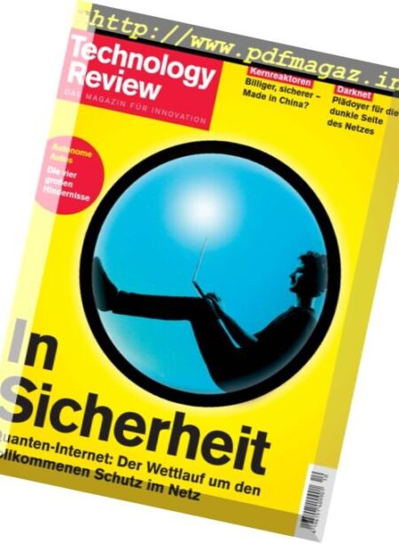 Technology Review – Oktober 2016 Cover