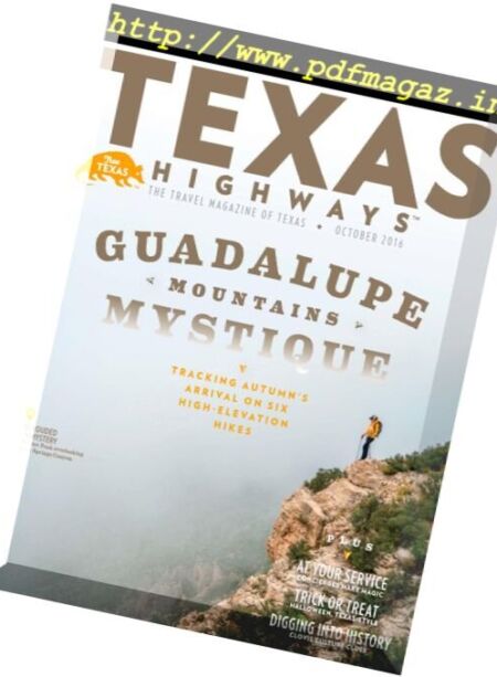 Texas Highways – October 2016 Cover