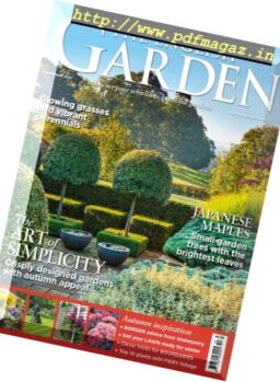 The English Garden – October 2016