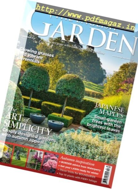The English Garden – October 2016 Cover