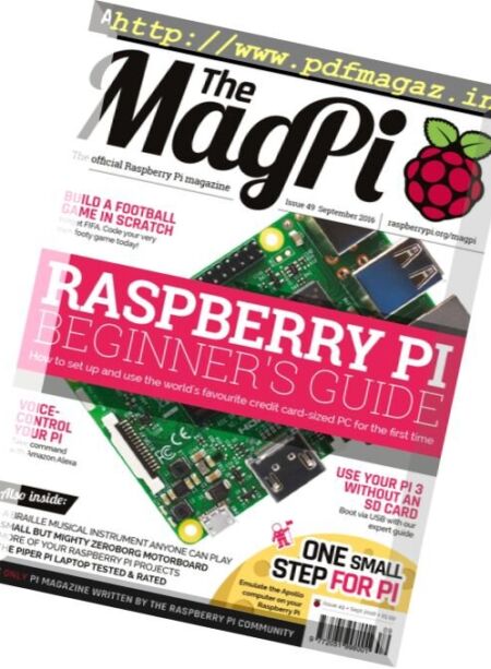 The Magpi – September 2016 Cover