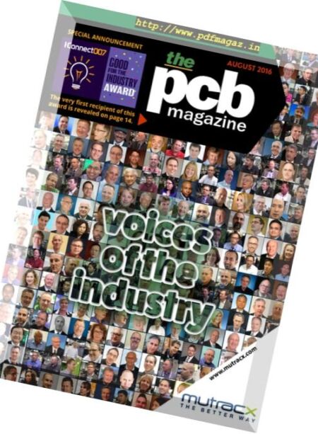 The PCB Magazine – August 2016 Cover