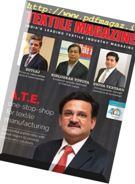 The Textile Magazine – August 2016 Cover