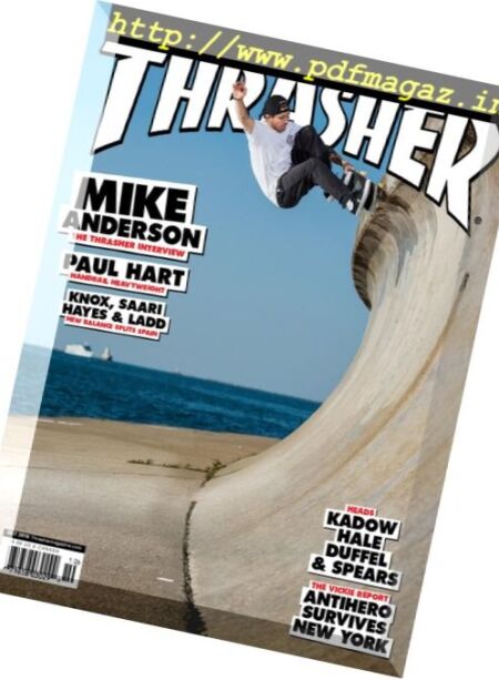 Thrasher Skateboard – October 2016 Cover