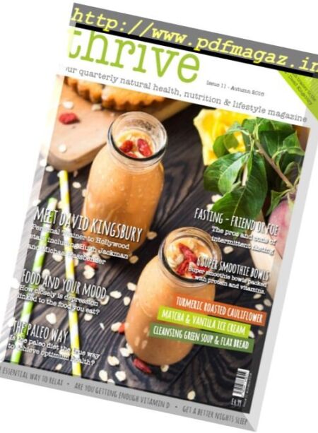 Thrive Magazine – Autumn 2016 Cover