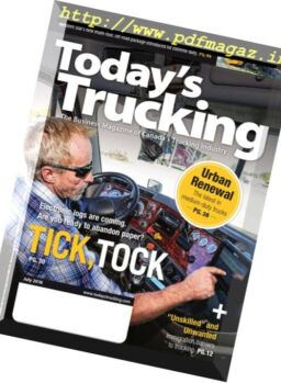 Today’s Trucking – July 2016