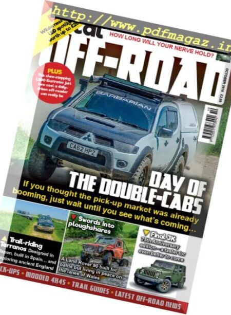 Total Off Road Magazine – October 2016 Cover