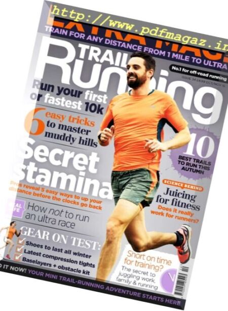 Trail Running – October-November 2016 Cover