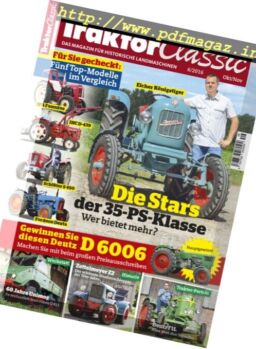 Traktor Classic – Oktober-November 2016