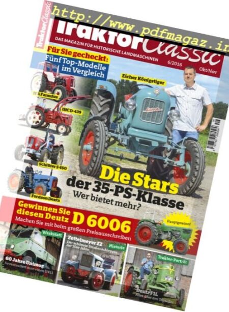 Traktor Classic – Oktober-November 2016 Cover