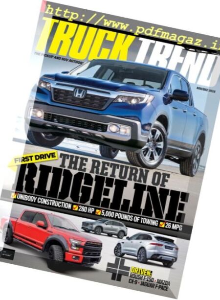 Truck Trend – November-December 2016 Cover