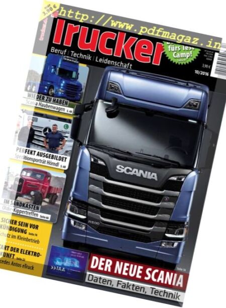 Trucker – Oktober 2016 Cover