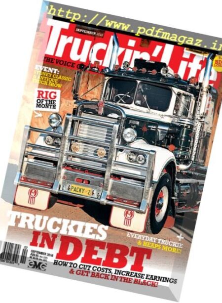 Truckin’ Life – September 2016 Cover