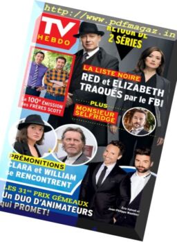 Tv Hebdo – 17 au 23 Septembre 2016