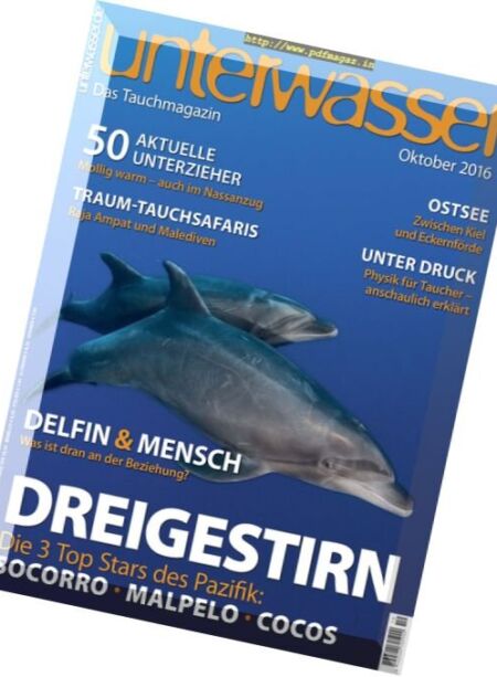 unterwasser – Oktober 2016 Cover