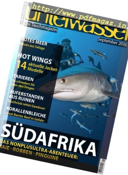 Unterwasser – September 2016 Cover