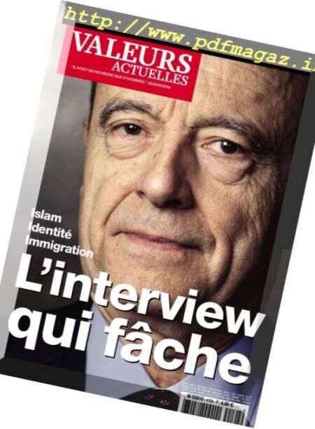 Valeurs Actuelles – 15 au 21 Septembre 2016 Cover