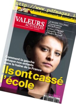 Valeurs Actuelles – 8 au 14 Septembre 2016