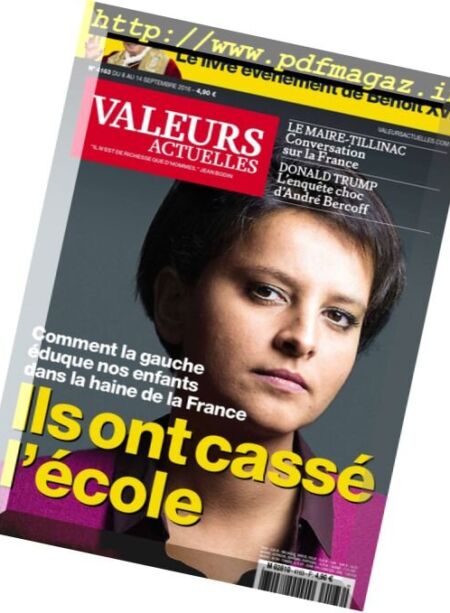 Valeurs Actuelles – 8 au 14 Septembre 2016 Cover