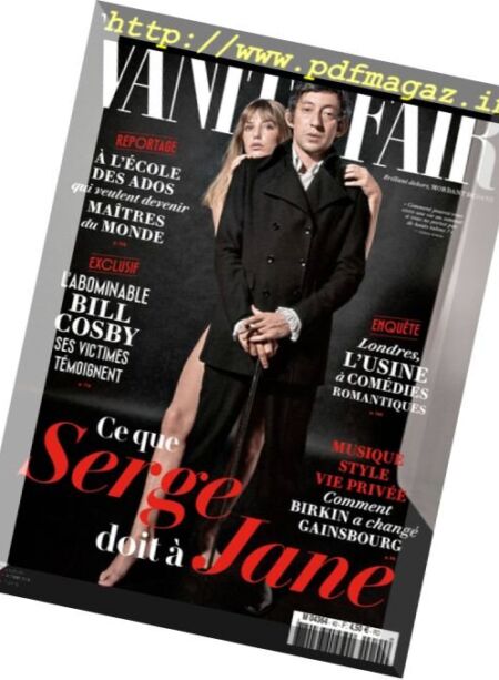 Vanity Fair France – Octobre 2016 Cover