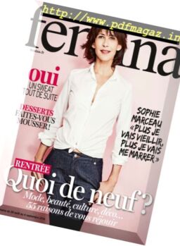 Version Femina – 29 Aout au 4 Septembre 2016