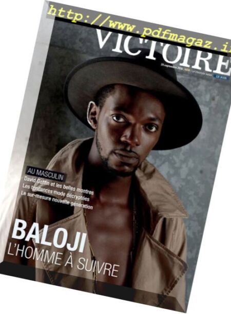 Victoire – 24 Septembre 2016 Cover