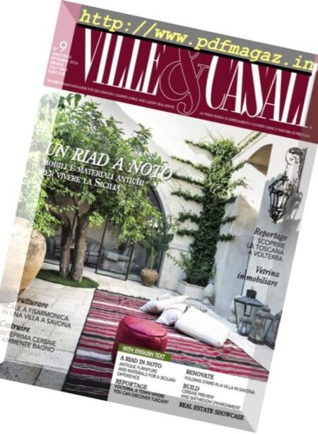 Ville e Casali – Settembre 2016 Cover