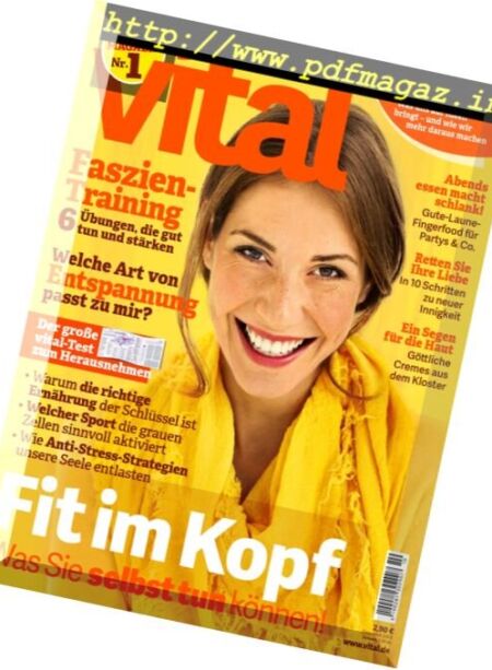 Vital Germany – Oktober 2016 Cover