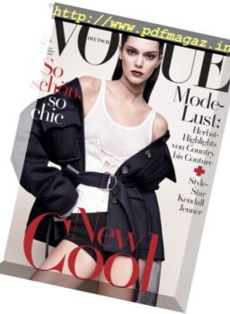Vogue Germany – Oktober 2016