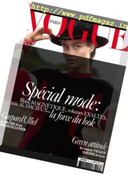 Vogue Paris – Octobre 2016