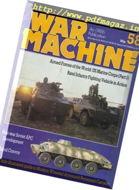 War Machine – N 58, 1984 Cover