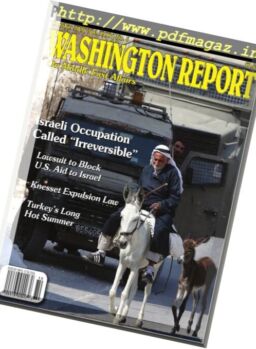 Washington Report On Middle East Affairs – October 2016