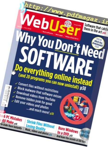 WebUser – 21 September 2016 Cover