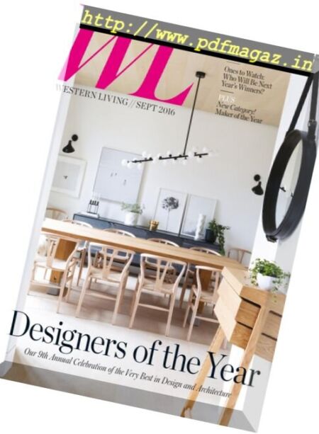 Western Living – September 2016 Cover