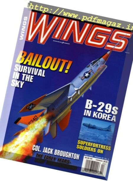 Wings Magazine – April 2003 Cover